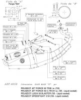 ECHAPPEMENT SCOOTER LEO TT LUDIX H2°+JETFORCE SIL4059