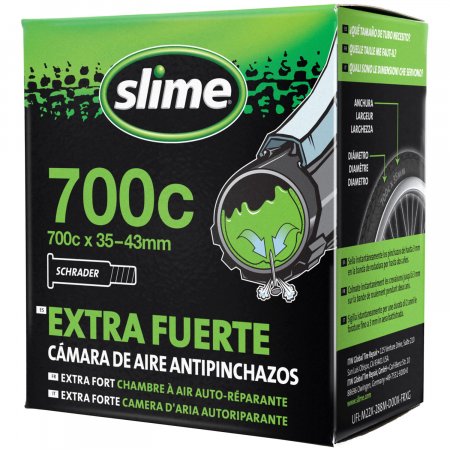 CHAMBRE 700 35/43 VALVE SCHRADER AUTO-REPARANTE SLIME SLM30057