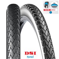 PNEU VELO 700x35C SRI-128 Full Black PUNCTURE PROTECTION 3mm CONNEJO DSI (37-622) SRI128-700X35PP