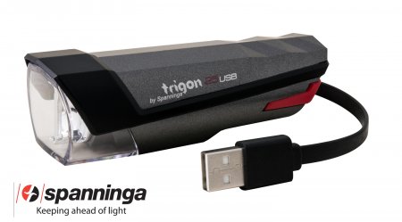 ECLAIRAGE VELO AVANT TRIGON 25 CHARGE USB TRIGON25