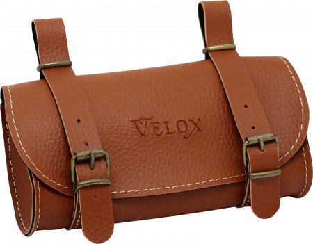 SACOCHE SELLE SIMILI CUIR VINTAGE CARRAMEL VELOX VBAG0117