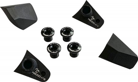 Kit Caches et Visserie (pltx X110) pour Shimano Ultegra R8000 - Noir - 4 unités Aluminium SPECIALITES TA VPPL41105904