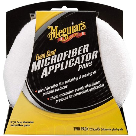 MEGUIAR'S LOT DE 2 TAMPONS APPLICATEURS MICROFIBRES W0002F