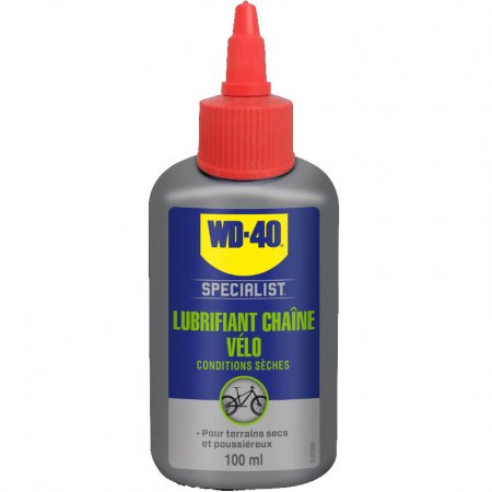 LUBRIFIANT CHAINE 100 ml CONDITIONS SECHES WD40 VELO WD40-BCS