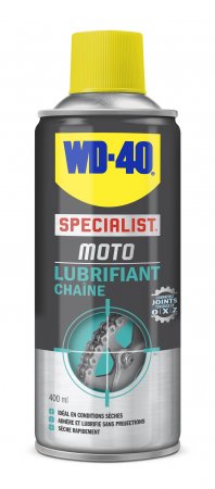 LUBRIFIANT CHAINE 400 ml Conditions Sèches WD40 MOTO WD40-MLC