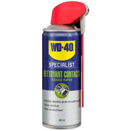 NETTOYANT CONTACTS ELECTRIQUE INFORMATIQUE 400 ml WD40  WD40-NCTS