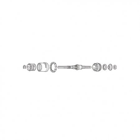 Mécanisme interne (longueur d'axe 176,8 mm) SG-3R40 Y33S98270