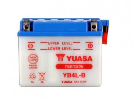 BATTERIE YB4LB (10) Sans Acide   YUASA YB4LBYU