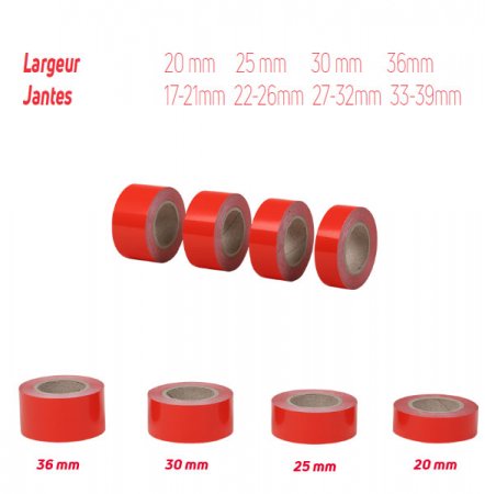 KIT CONVERSION TUBELESS COMPLET+SEALANT POUR PAIRE DE JANTE LARGEUR 22 >26 mm - 9366 Z9366